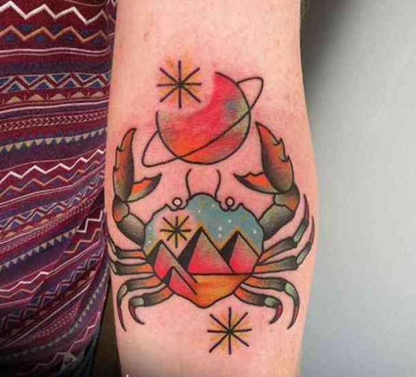 15 Best Cancer Tattoo Ideas and Crab Tattoos For Cancer Signs